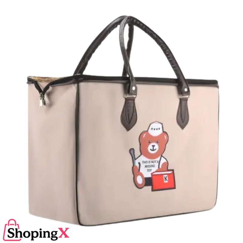 Leather Baby Diaper Bag - Image 2